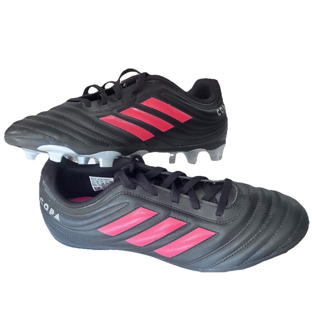 Adidas Youth Copa Outdoor Soccer Cleats Black Red Stripe Junior Boys  Size 5.5